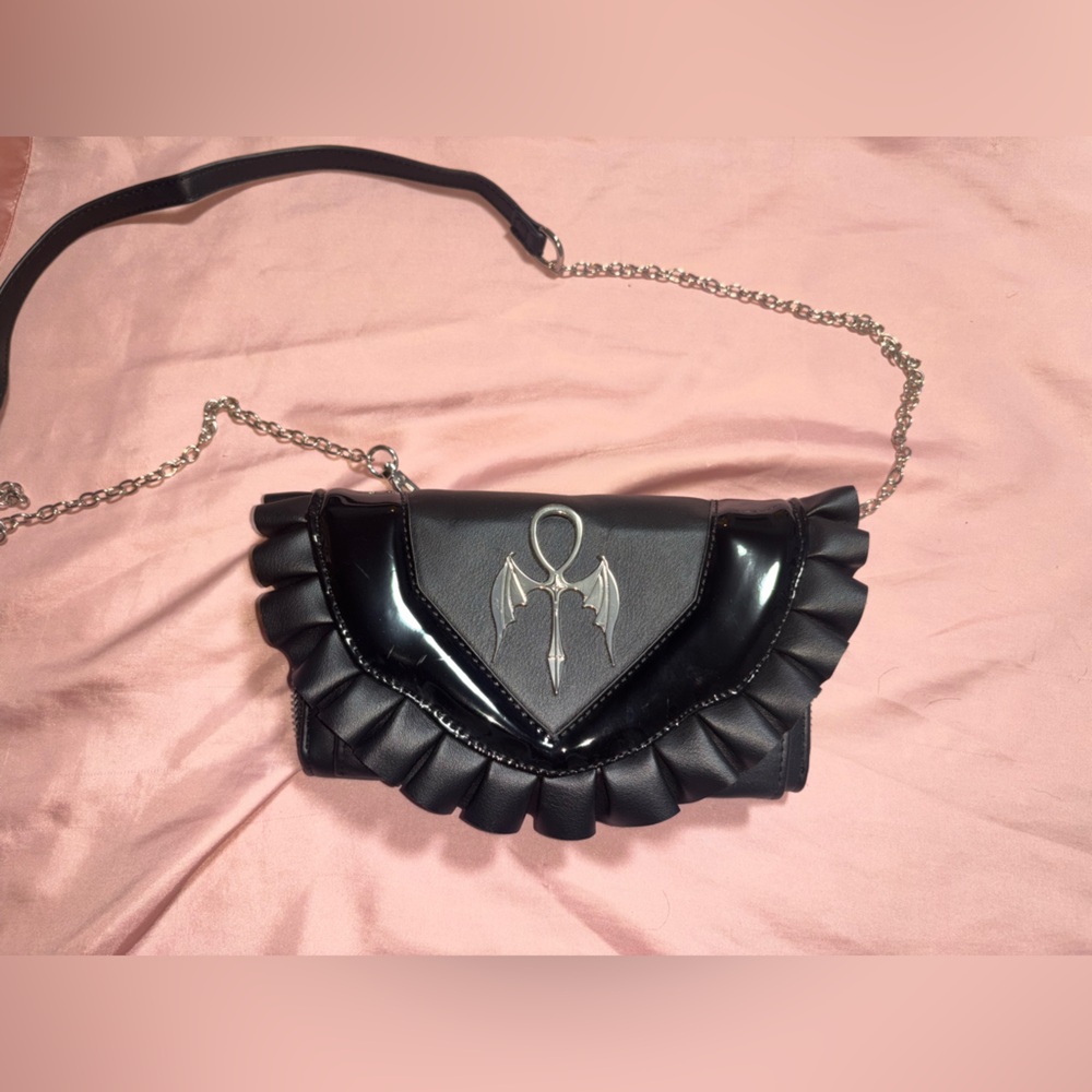 Killstar Black Love Spectre crossbody bag